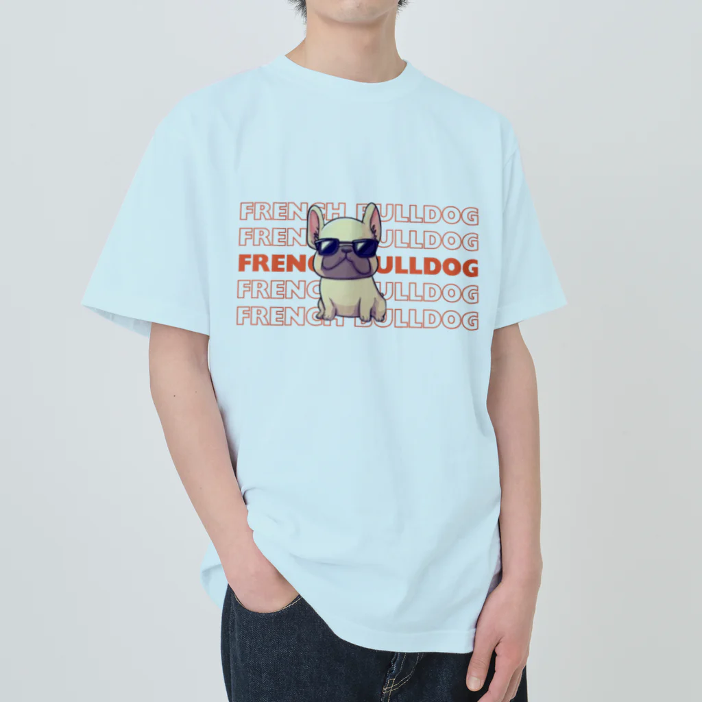 furebuhi　clubのゆる～いフレブル（YuruFure） ヘビーウェイトTシャツ