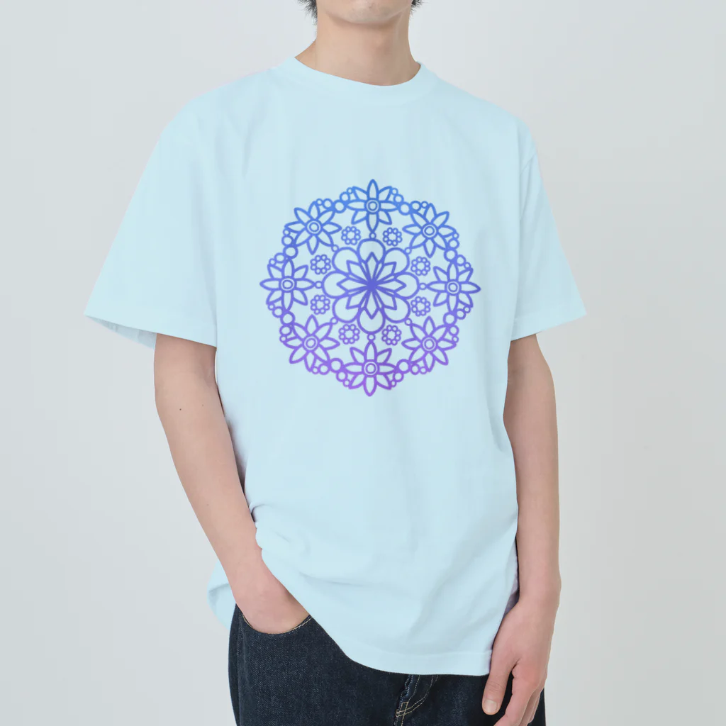 ARIGATOU-81のMANDALA •6• (G) ヘビーウェイトTシャツ