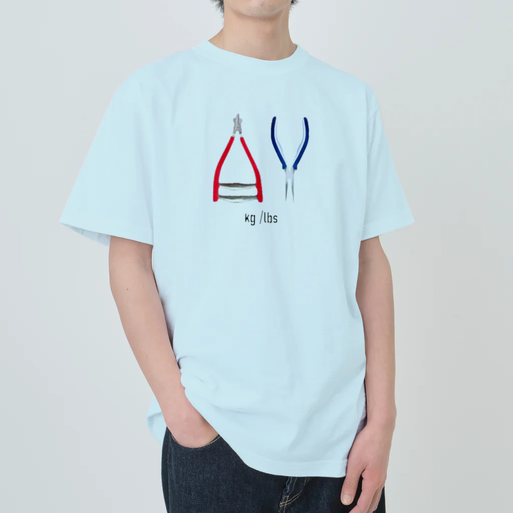 TENNIS SCHOOLのkg/lbsシリーズ Heavyweight T-Shirt