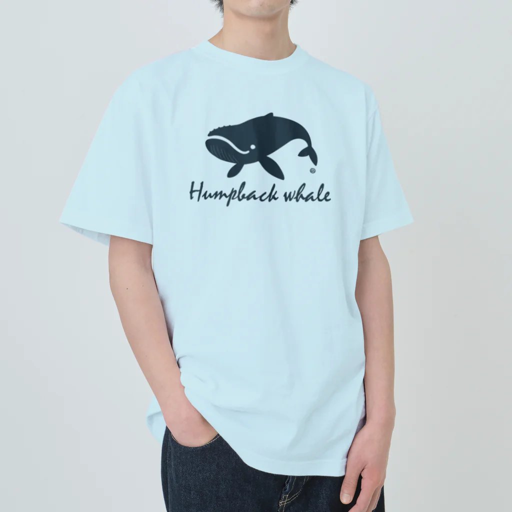 Atelier Pomme verte のHumpback whale22 ヘビーウェイトTシャツ