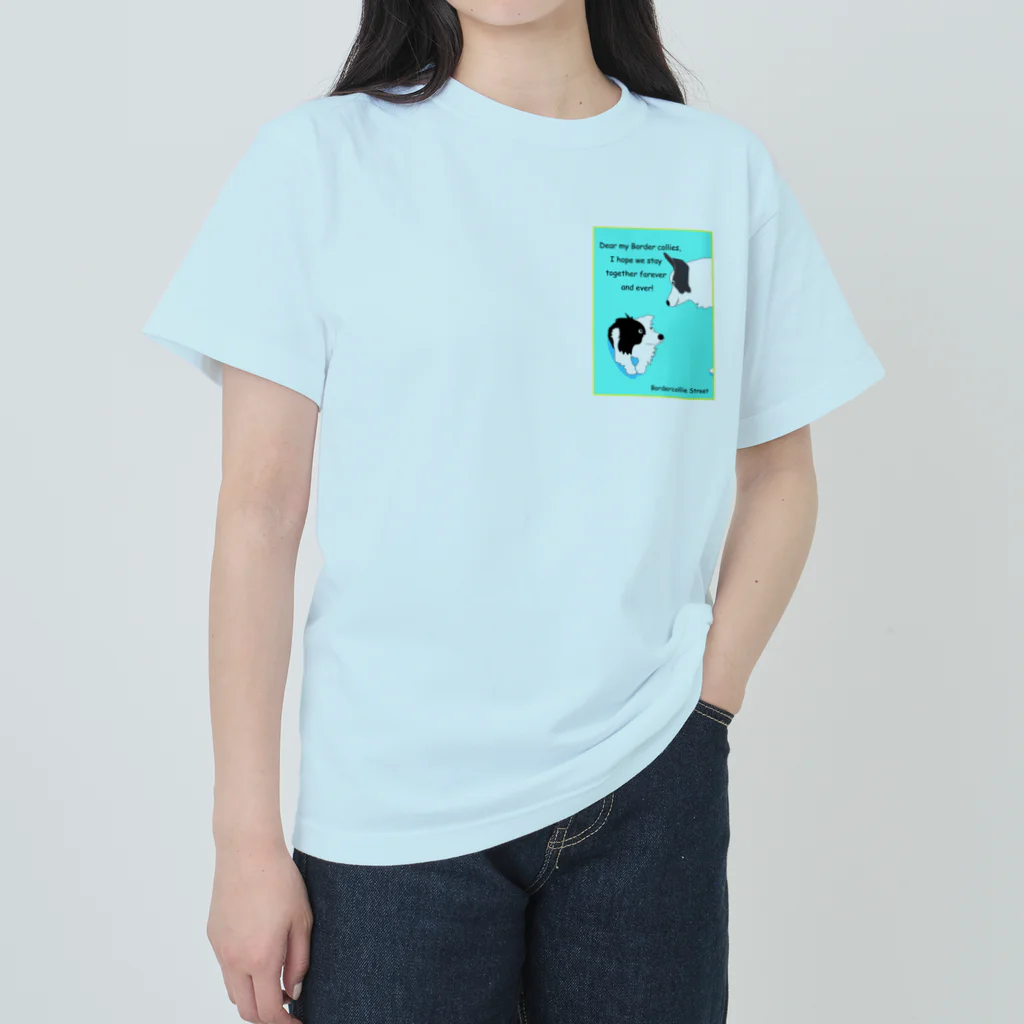 Bordercollie StreetのBorder Collie 89 ヘビーウェイトTシャツ