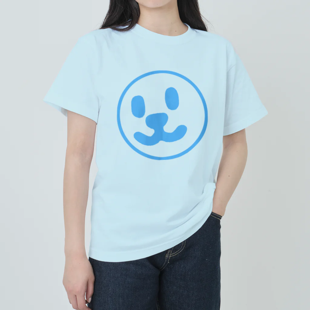 週刊少年ライジングサンズのSmile Face Blue Line Heavyweight T-Shirt