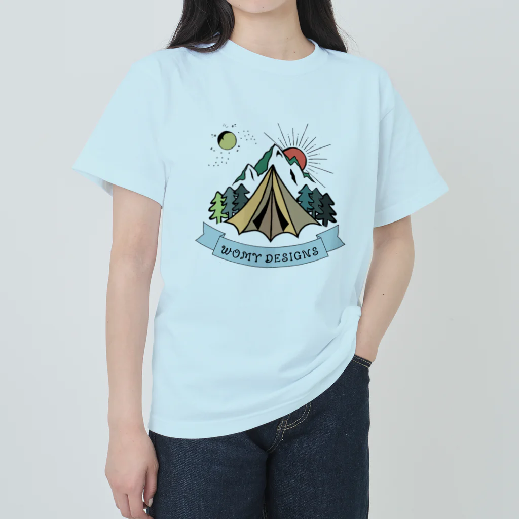 womy designsのMt.tokachi Heavyweight T-Shirt