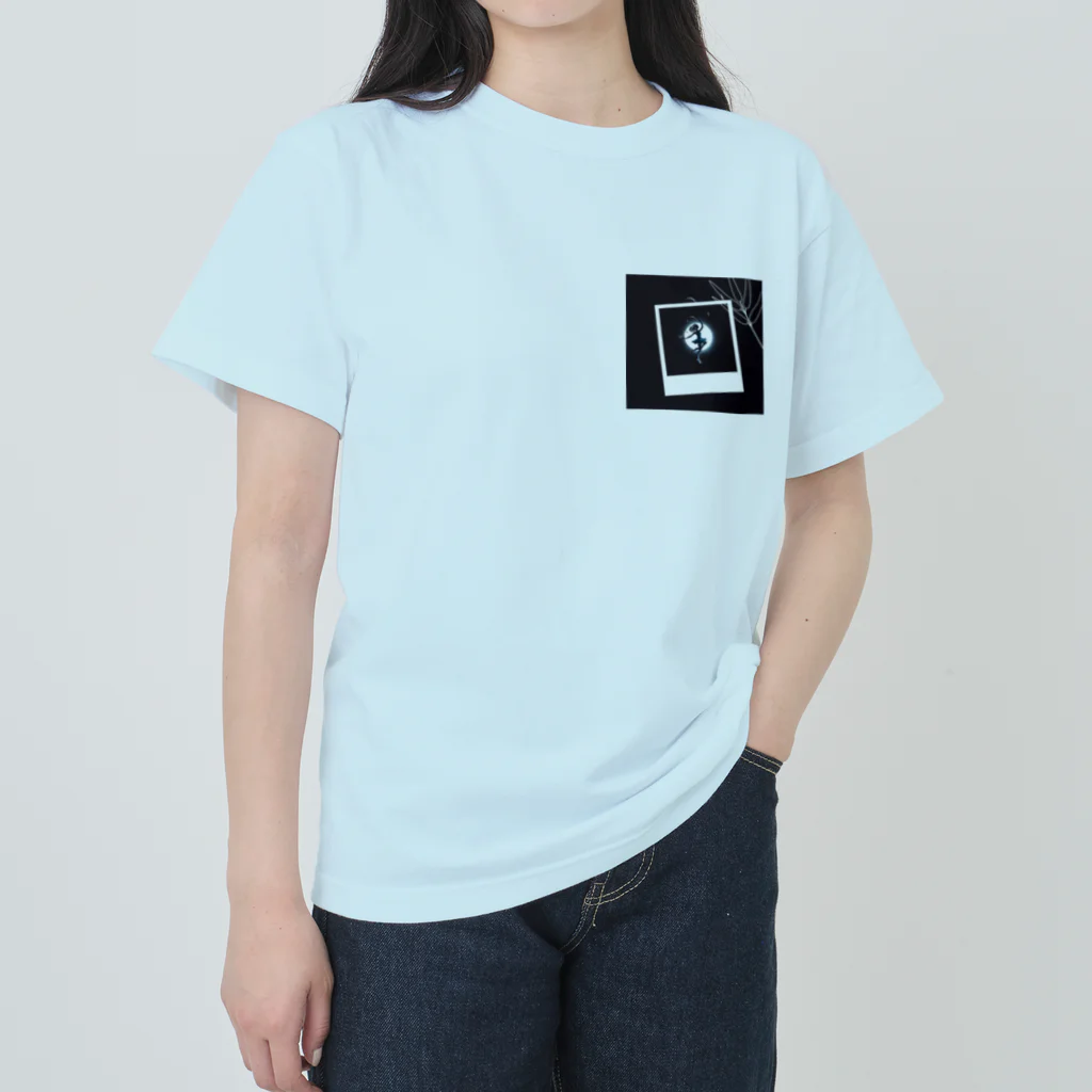 aoimocoのラブあんどピースで生きる子　photo ヘビーウェイトTシャツ