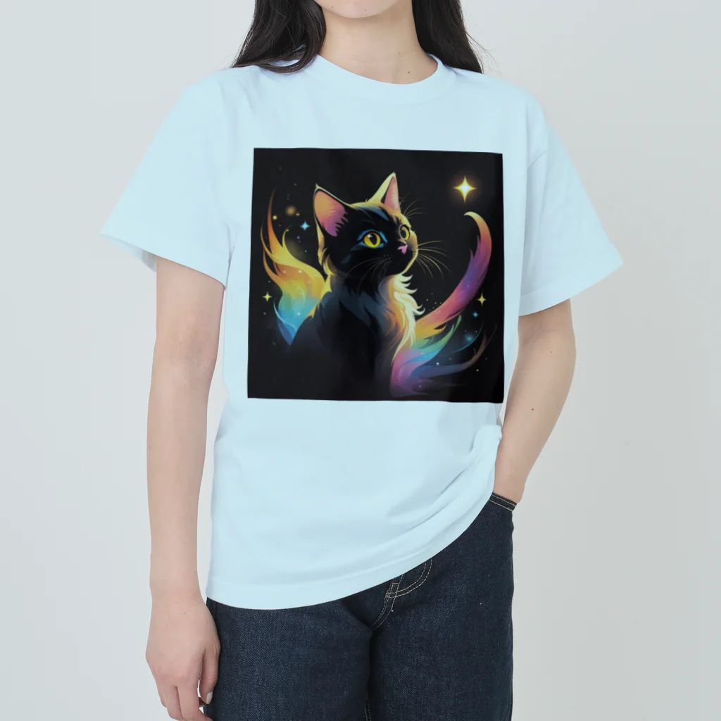 こひさま ショップ - 陽だまりの笑顔のねこのろにんぐ ヘビーウェイトTシャツ