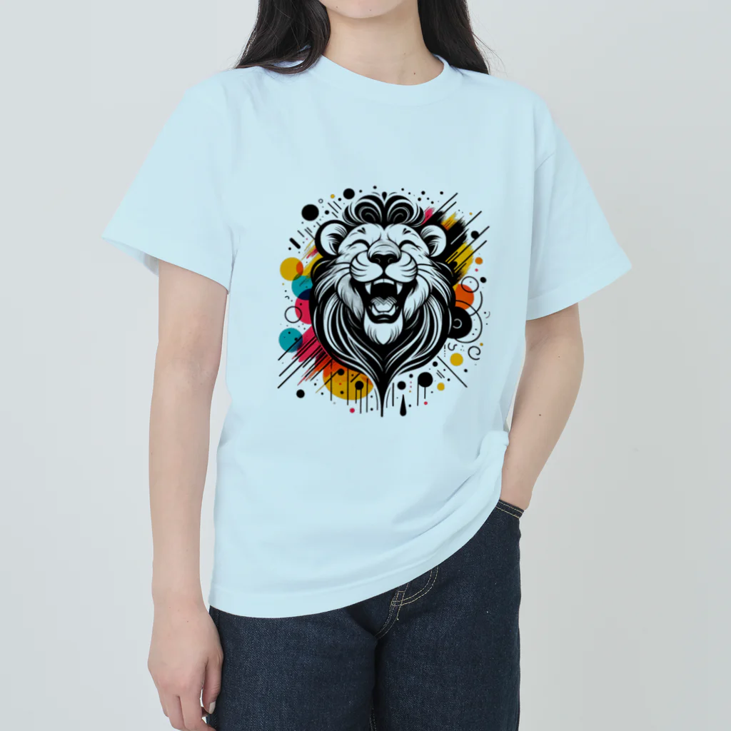 リトルスター・クローゼットの#laughing animal art Heavyweight T-Shirt