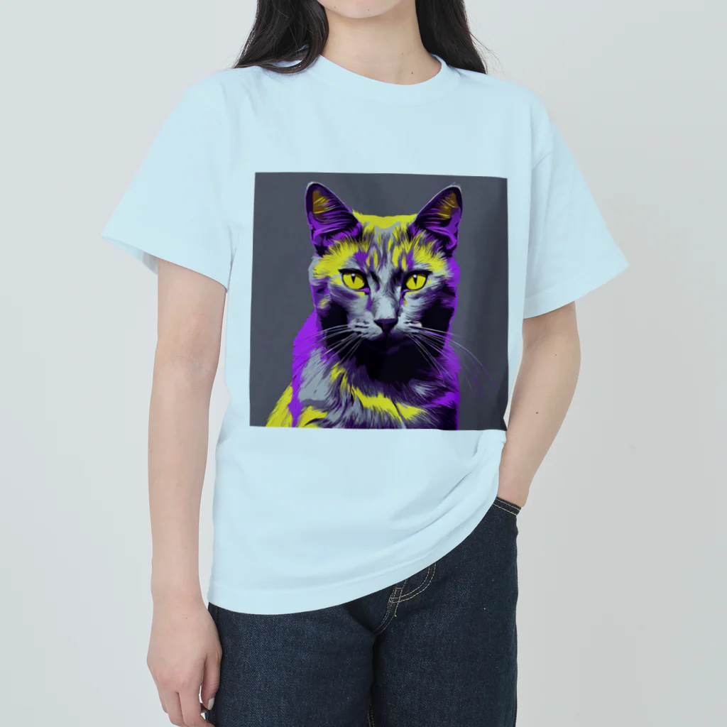 ながさわショップのnight cat Heavyweight T-Shirt