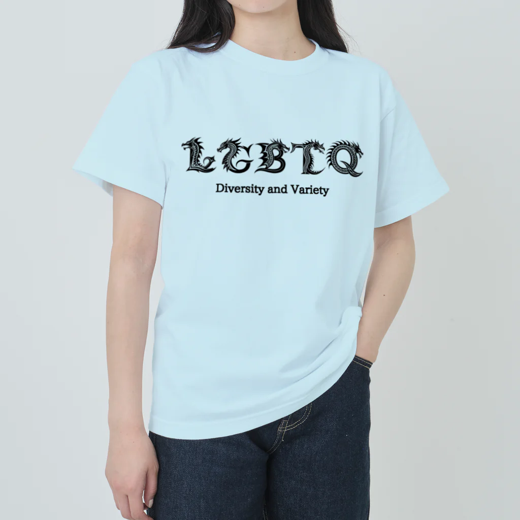 AwagoModeのLGBTQ　Type2 (7) ヘビーウェイトTシャツ