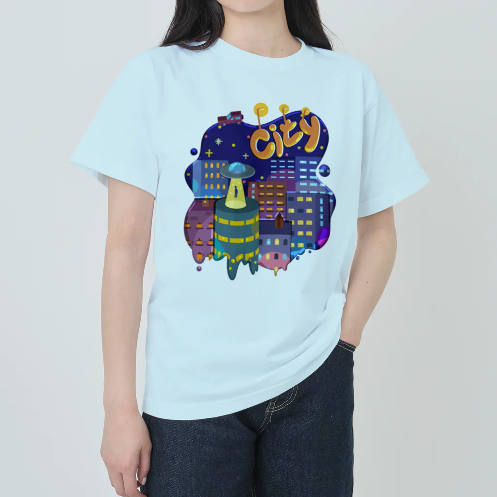 スロータイプ書店 Slowtype Booksのcity シティ 154 ヘビーウェイトTシャツ