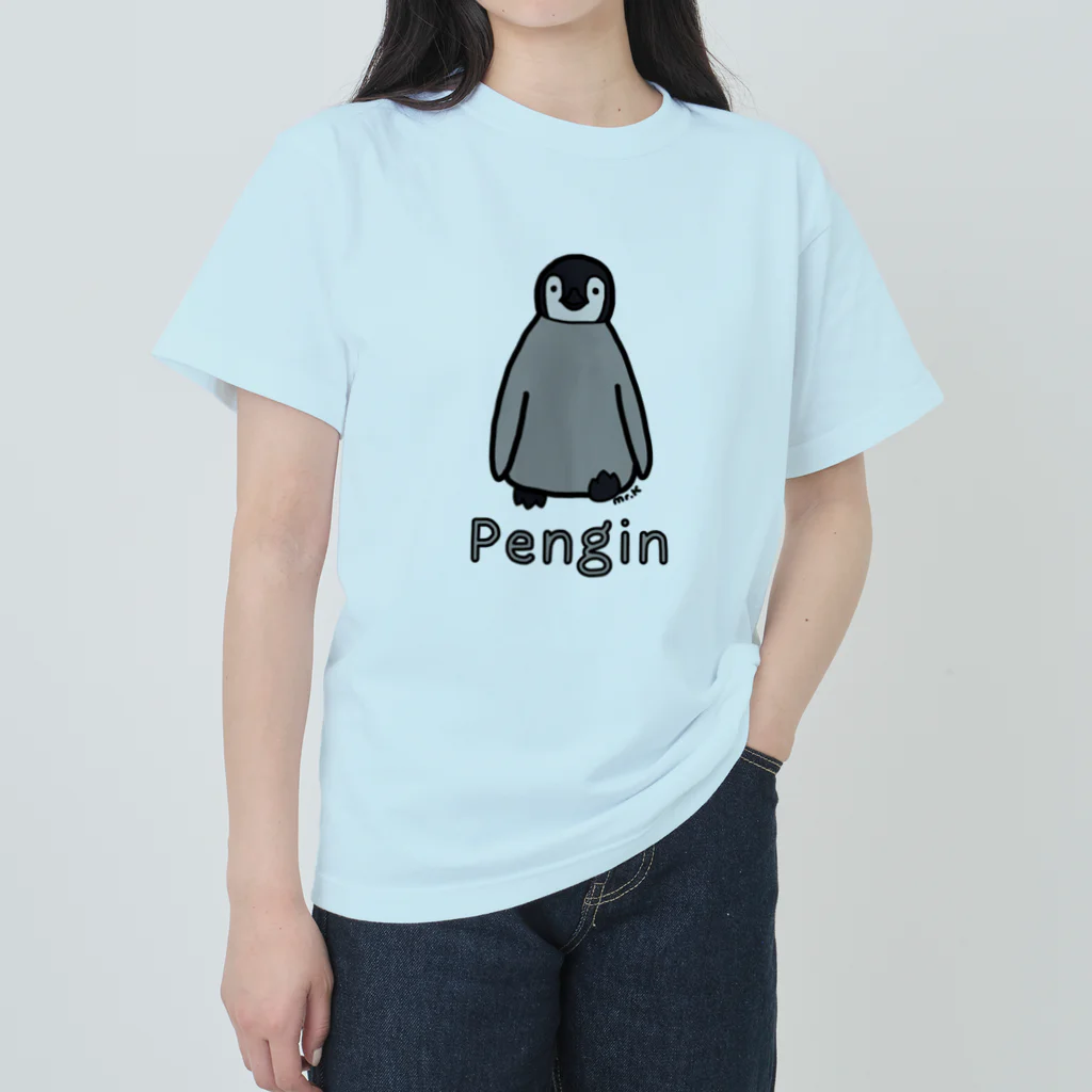 MrKShirtsのPengin (ペンギン) 色デザイン ヘビーウェイトTシャツ