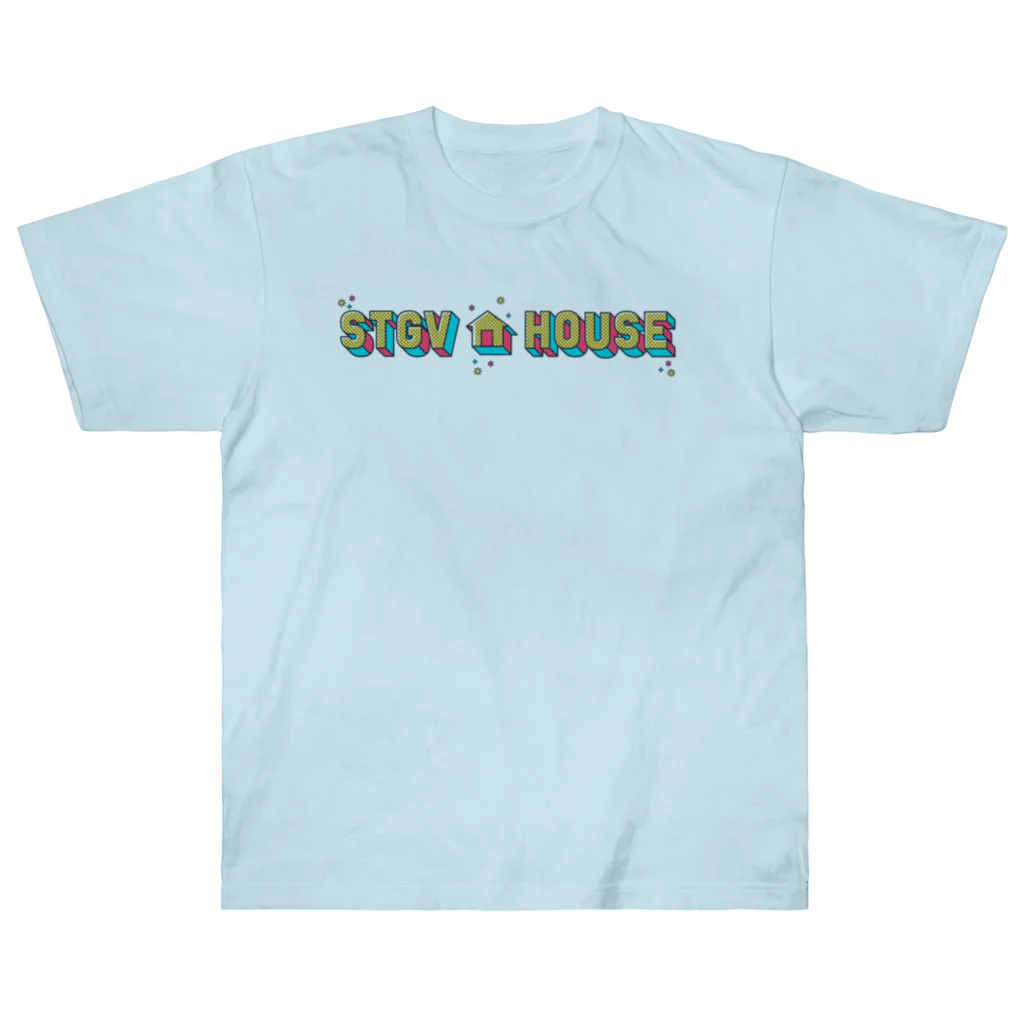 🎸大分県シンガーソングライター4人組『STGV』公式グッズ🎤のSTGV🏠HOUSE ヘビーウェイトTシャツ