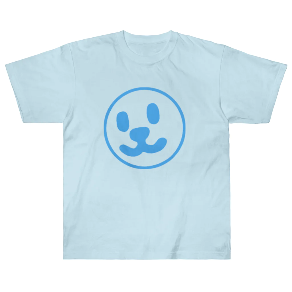 週刊少年ライジングサンズのSmile Face Blue Line Heavyweight T-Shirt