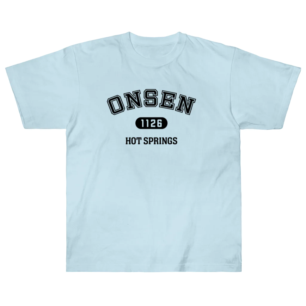 kg_shopのONSEN (ブラック) Heavyweight T-Shirt