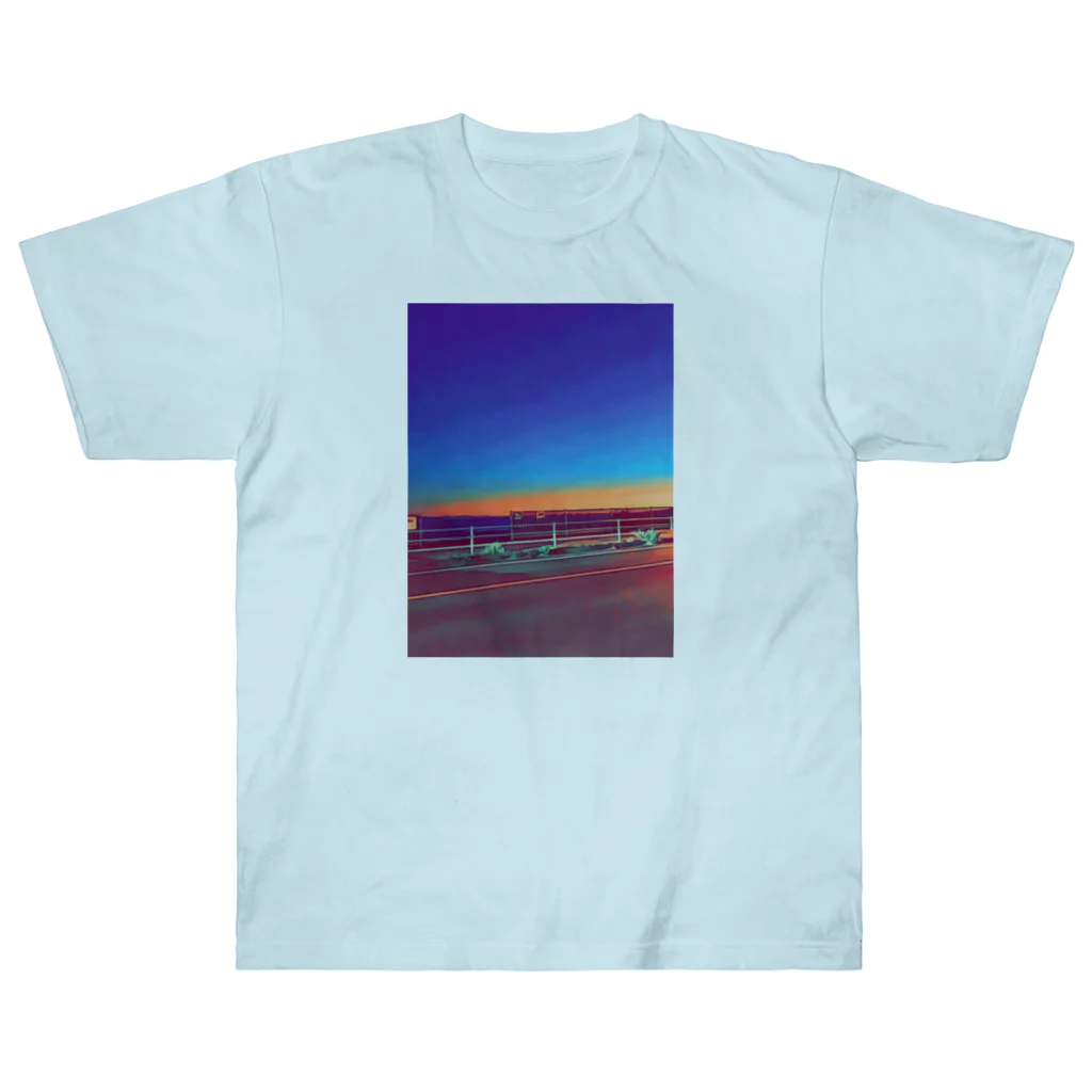 わらしゃんどの夕暮れ Heavyweight T-Shirt