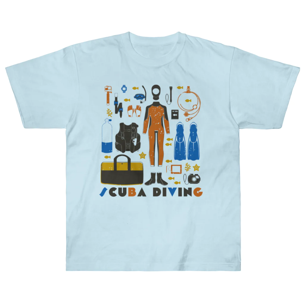 シマノカタチのSCUBA DIVING  Heavyweight T-Shirt