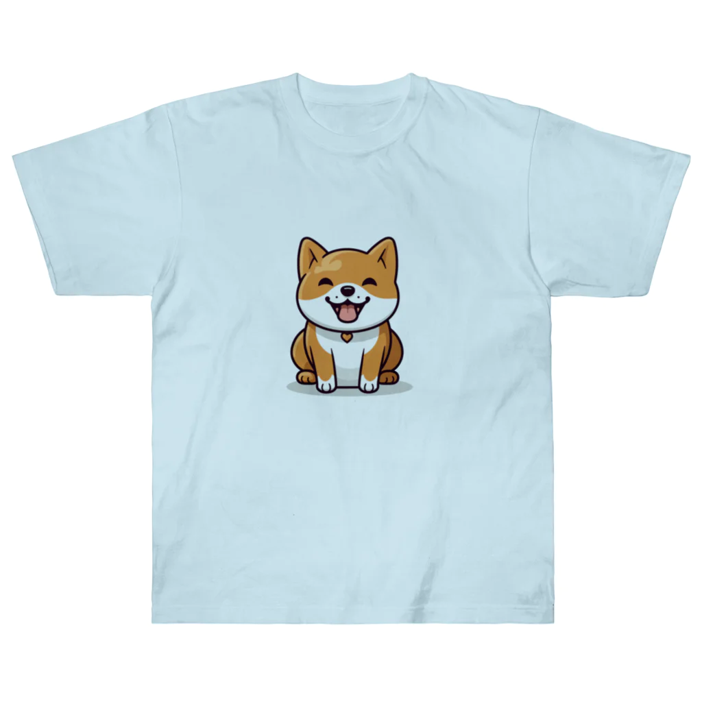 BunnyBloomのShiba Dog Heavyweight T-Shirt