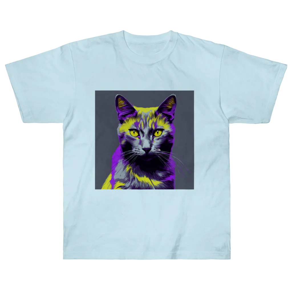 ながさわショップのnight cat Heavyweight T-Shirt