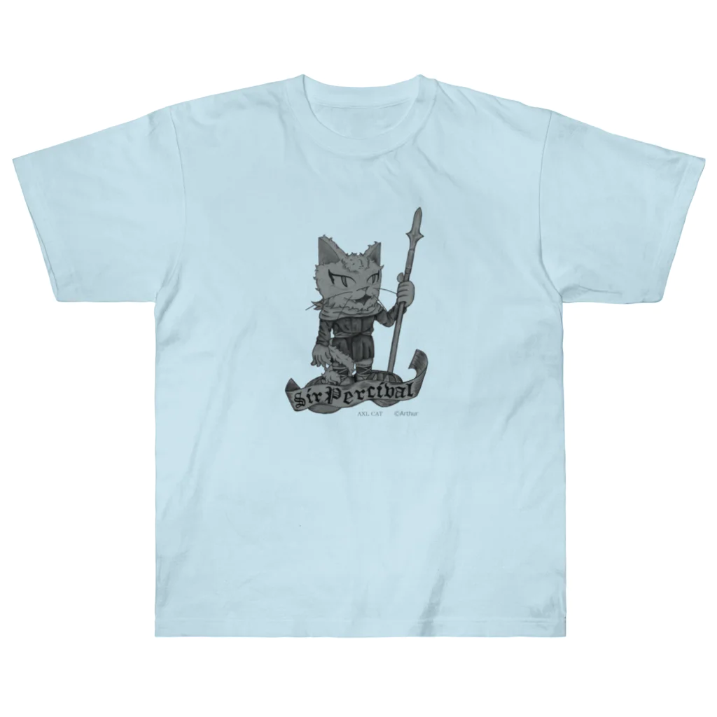 AXL CATのパーシヴァル (AXL CAT) ヘビーウェイトTシャツ