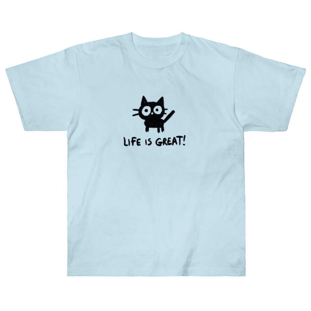 Super_BluemoonのLife is Great !　素晴らしき人生2 ヘビーウェイトTシャツ