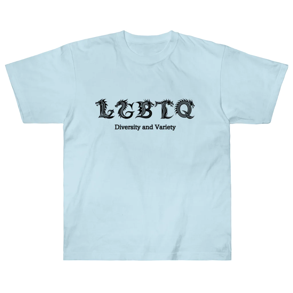 AwagoModeのLGBTQ　Type2 (7) ヘビーウェイトTシャツ