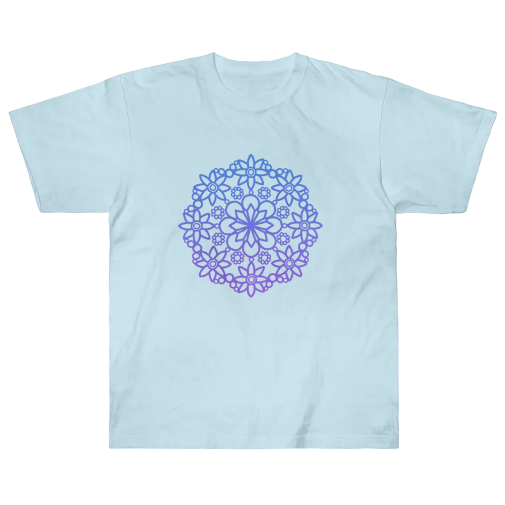 ARIGATOU-81のMANDALA •6• (G) ヘビーウェイトTシャツ