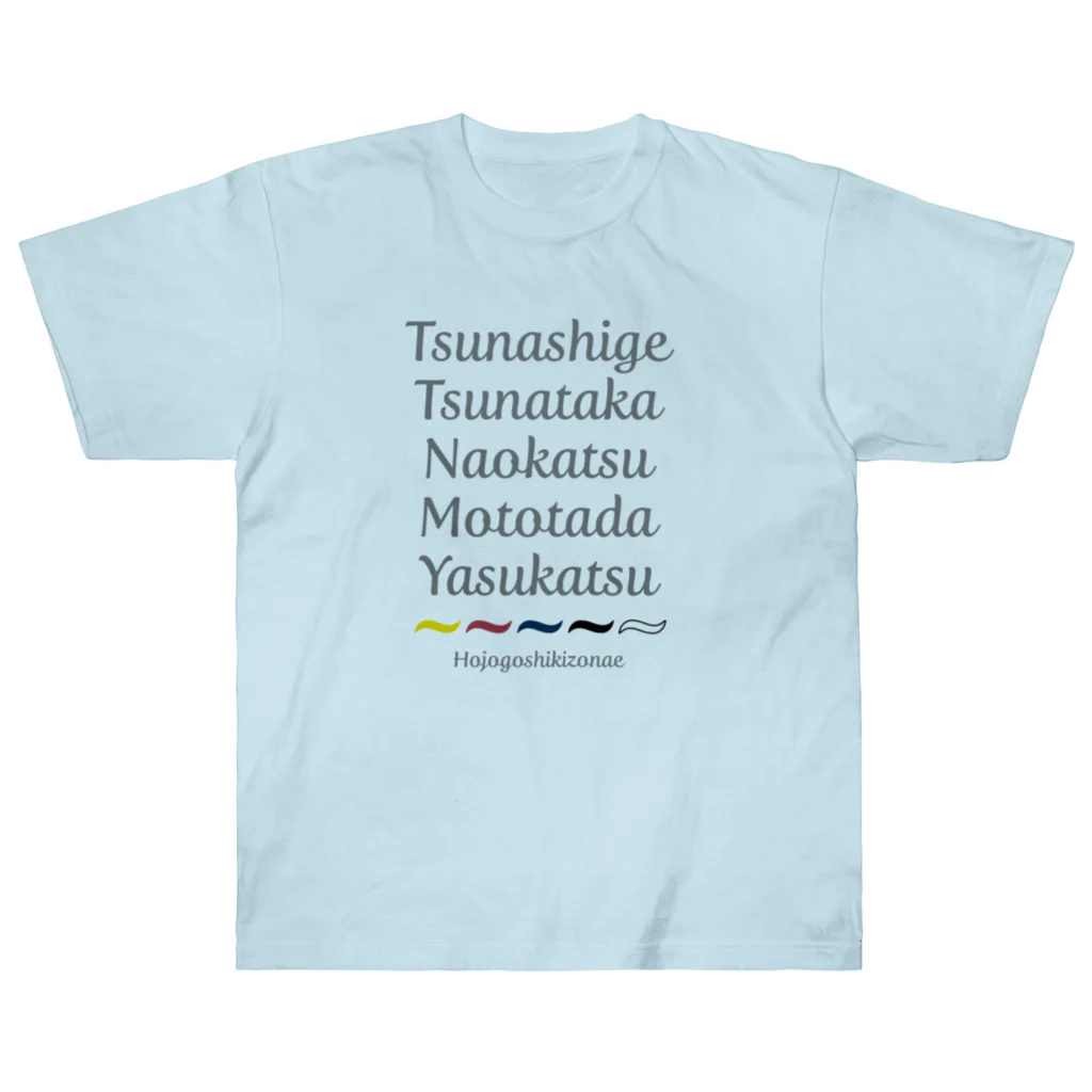 KAWAGOE GRAPHICSの北条五色備 ヘビーウェイトTシャツ