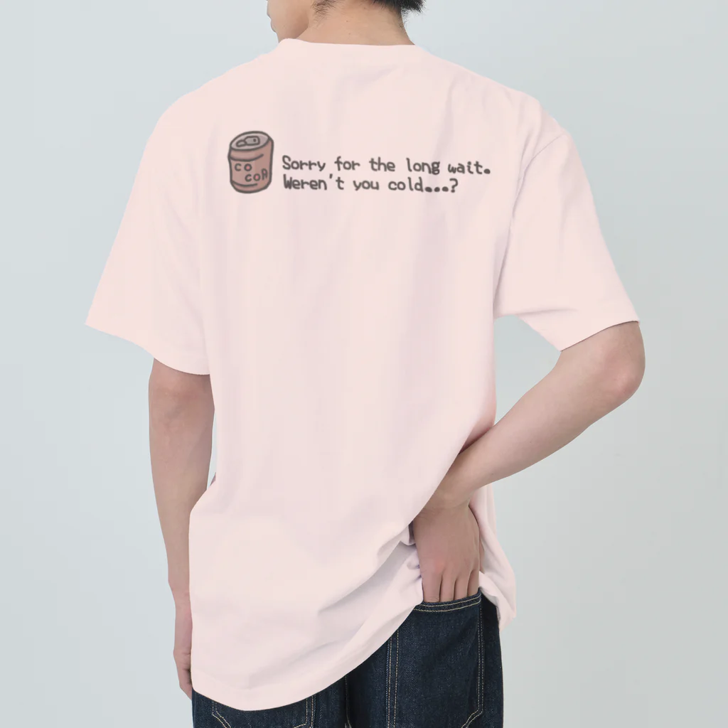 itsuto-こねこしょうしょうめんへらの「まだかなあ…？」 ヘビーウェイトTシャツ