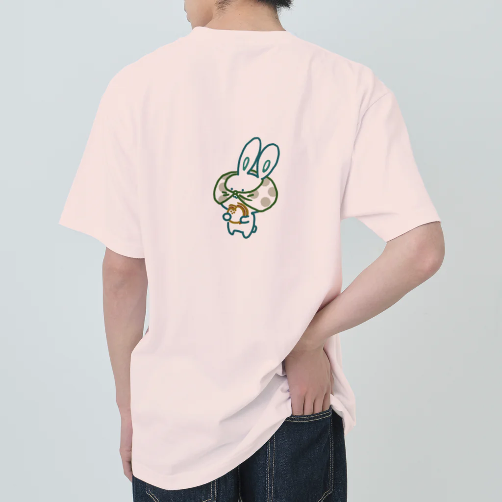 はるもちの月見うさぎ店長 Heavyweight T-Shirt