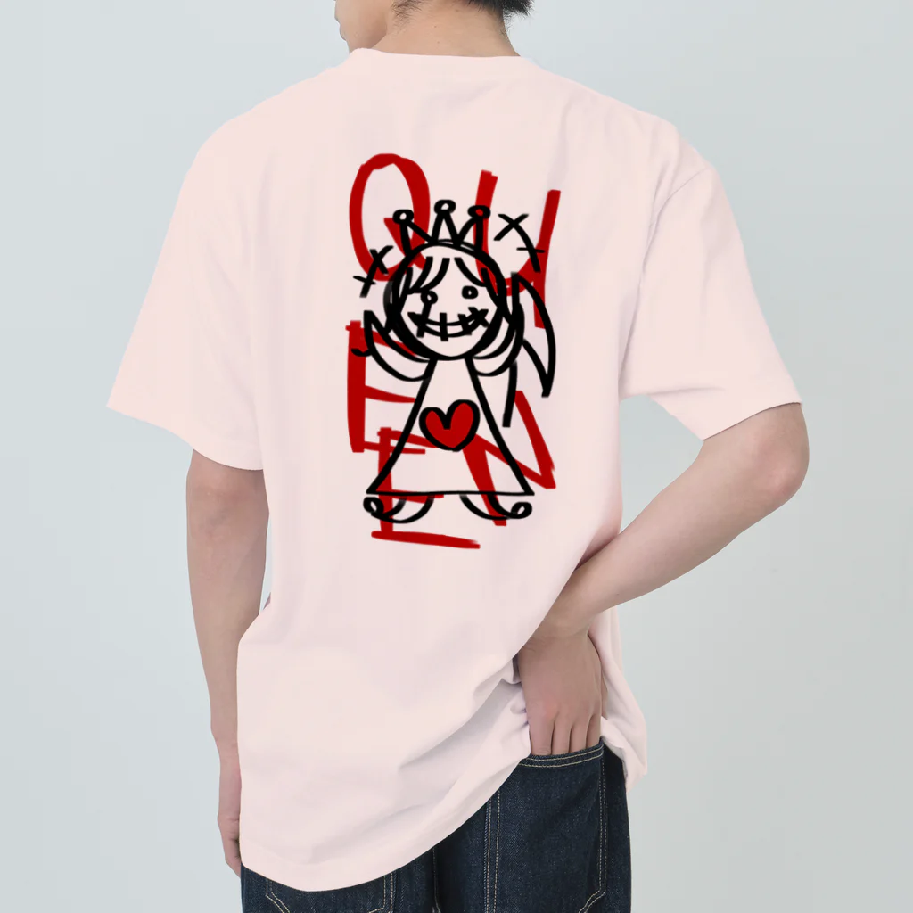 atelier PinoMiのQueen Of Heart♛ Heavyweight T-Shirt