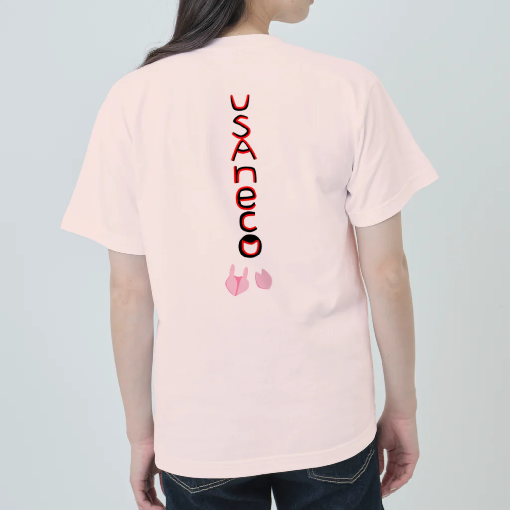 ウサネコ38のUSAneko  Cherry blossom Heavyweight T-Shirt