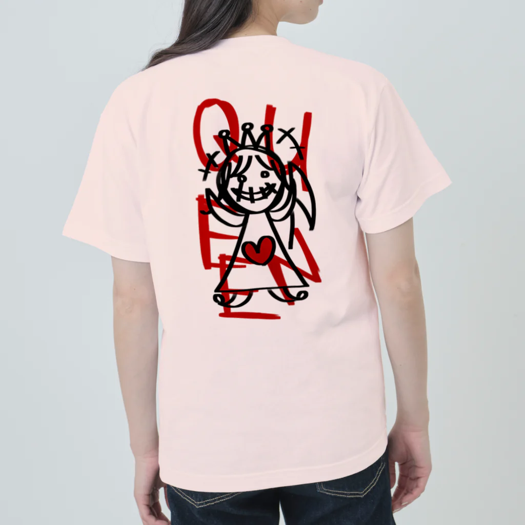 atelier PinoMiのQueen Of Heart♛ Heavyweight T-Shirt