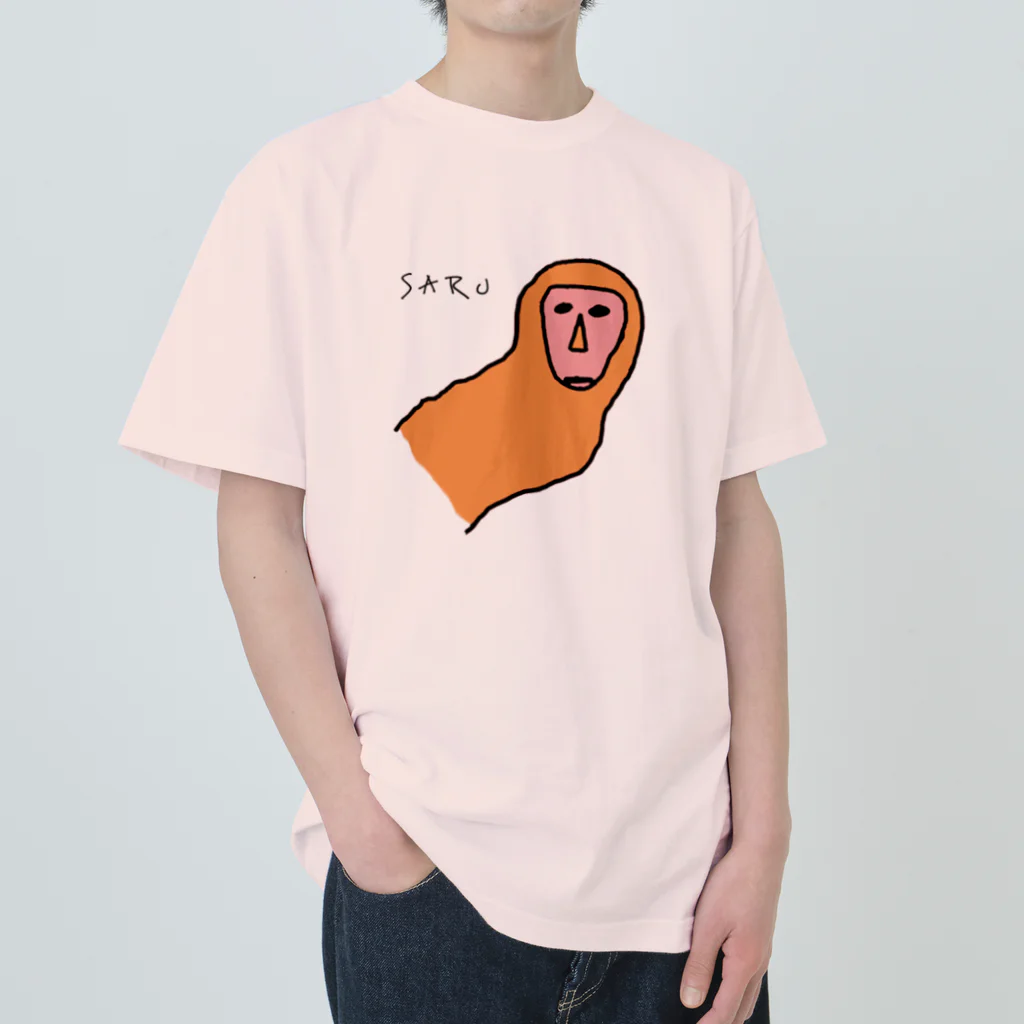 Honey Wonderのはにわどうぶつえん　SARU ヘビーウェイトTシャツ