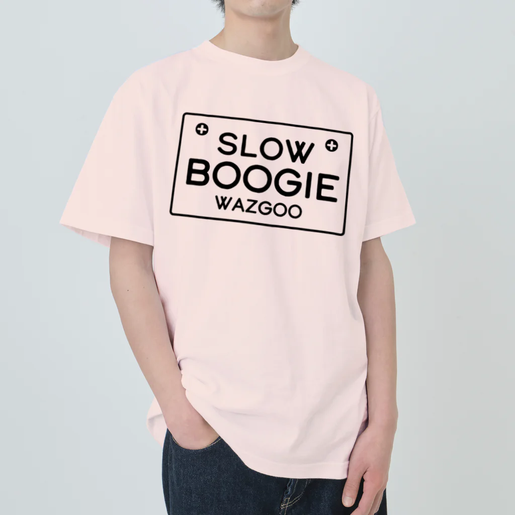 wazgoo official shopのSLOW BOOGIE Heavyweight T-Shirt