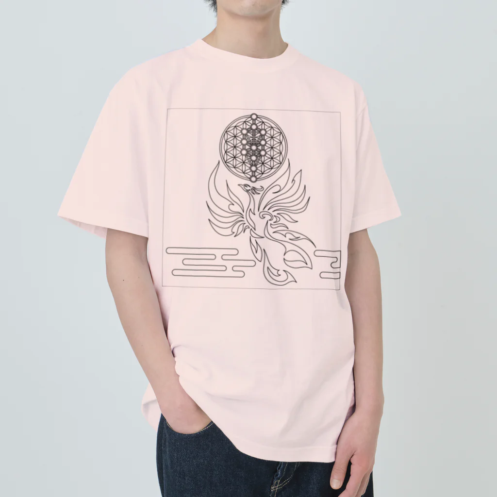 iyasinceの鳳凰健魂（ほうおうけんたま） ヘビーウェイトTシャツ