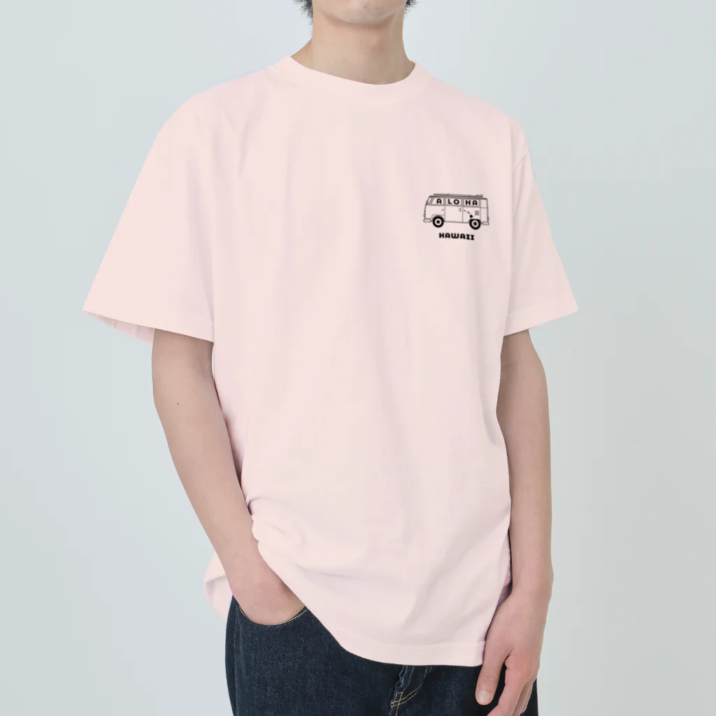 ALOHAのALOHAなワーゲンバス Heavyweight T-Shirt