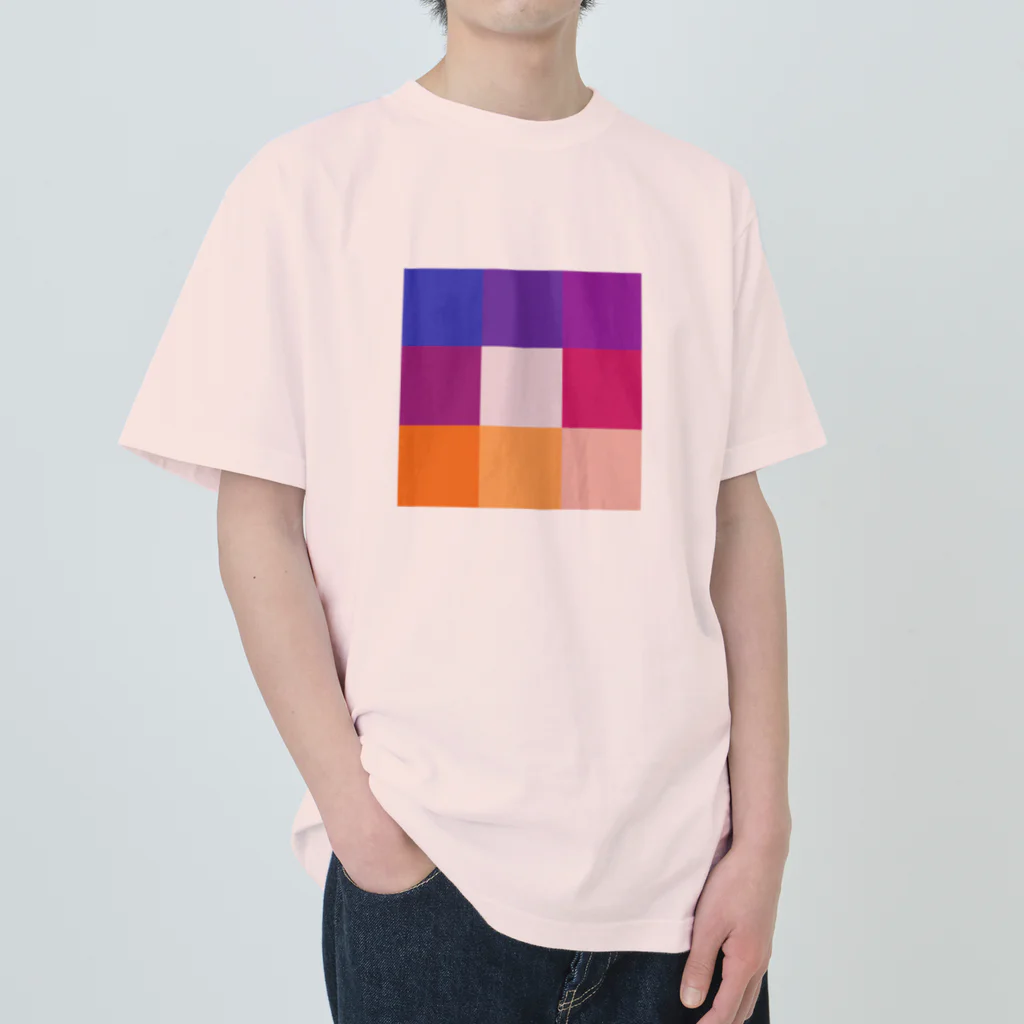 3×3 のドット絵のインスタ - 3×3 のドット絵 Heavyweight T-Shirt