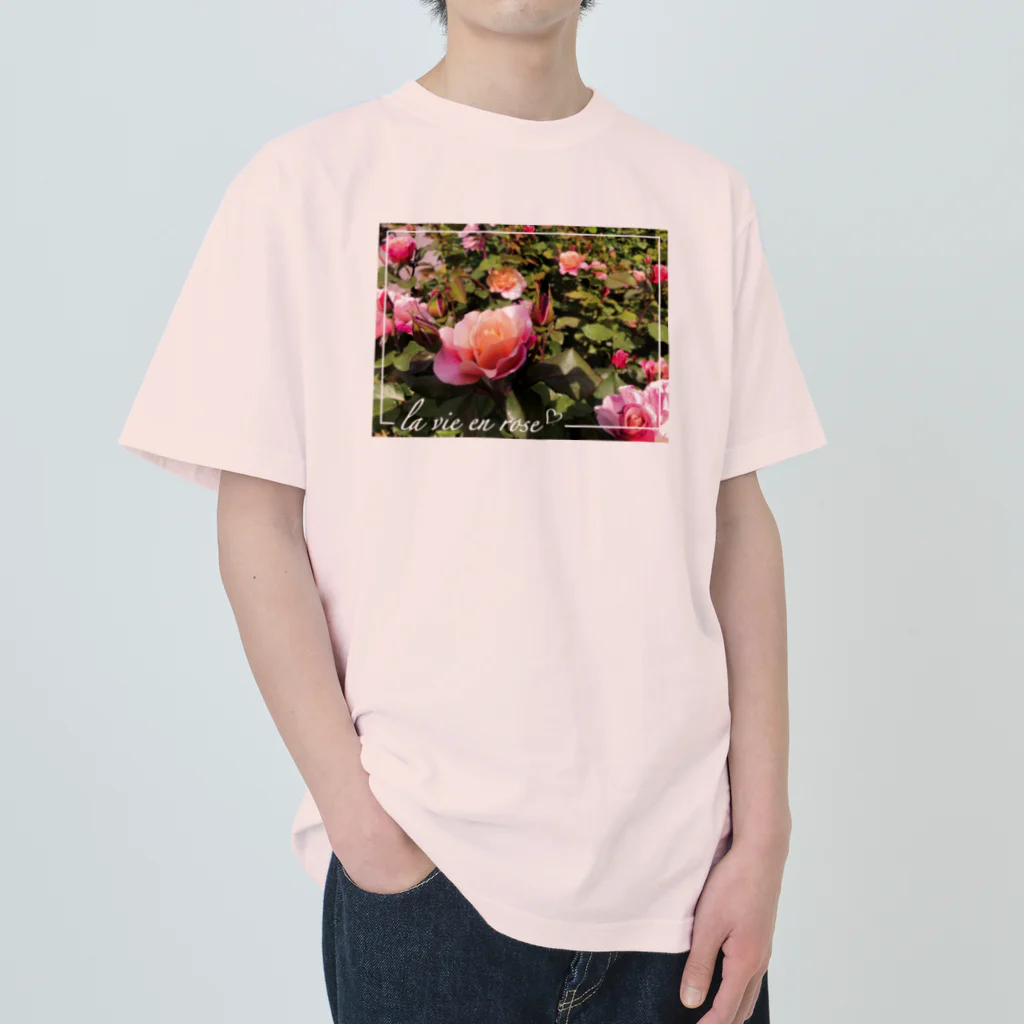 rose_queryのLa Vie en rose Ⅱ ヘビーウェイトTシャツ