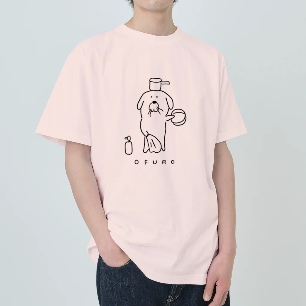 yaseekassy-heppokoのお風呂好き ヘビーウェイトTシャツ