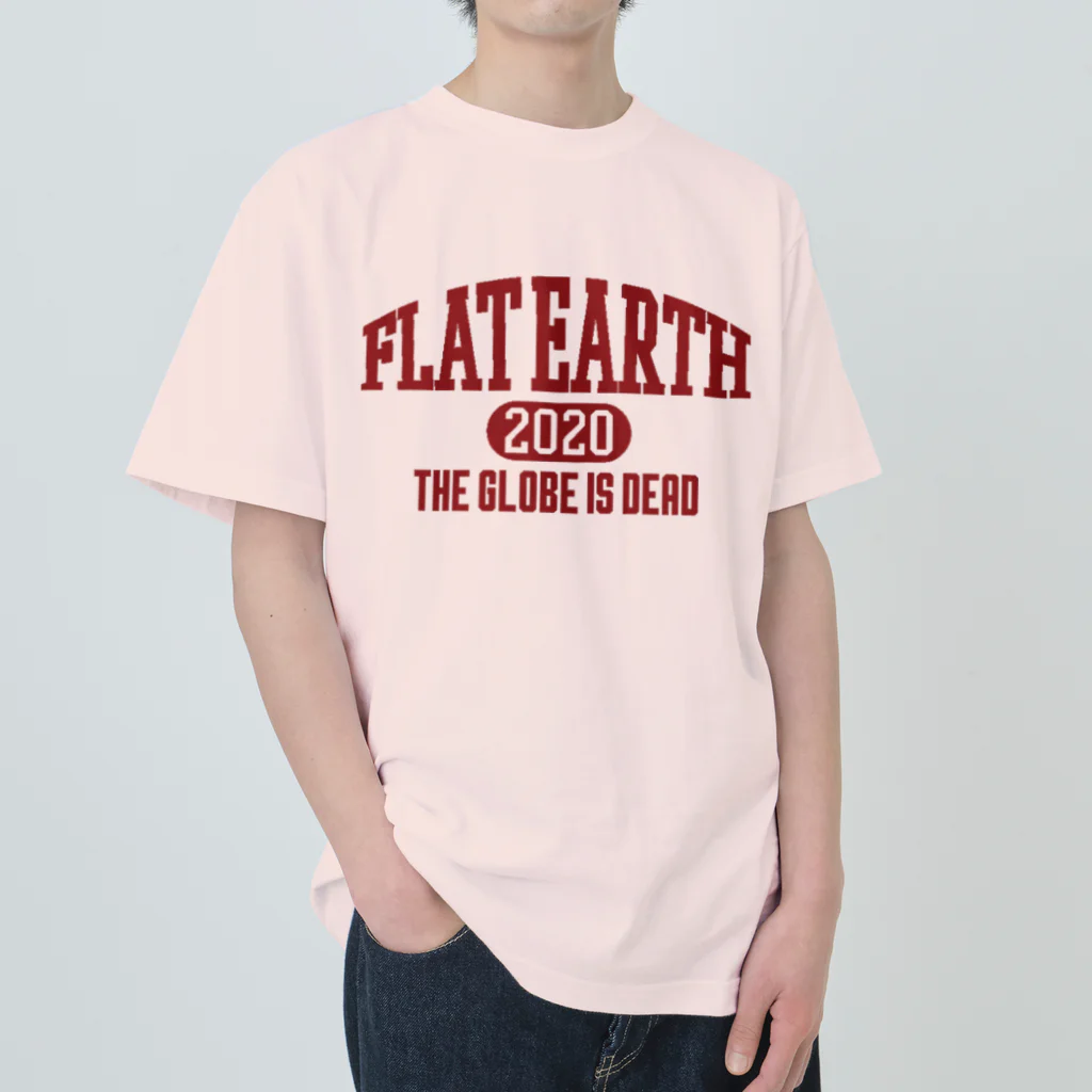 Mappila SHOPのカレッジ風［ネバダカラー］　フラットアース　FLATEARTH Heavyweight T-Shirt