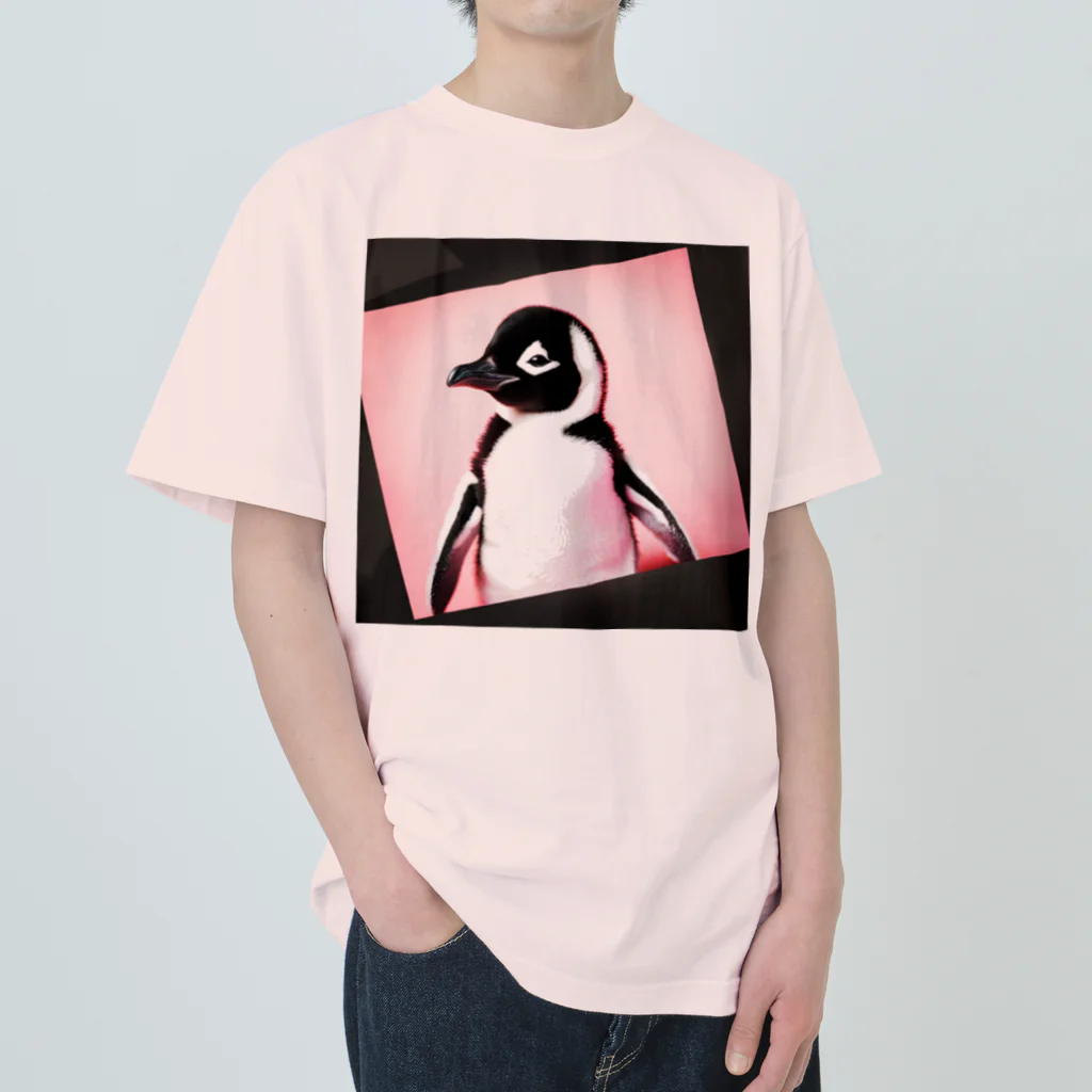 blackcofee12のペンギン赤ちゃん ヘビーウェイトTシャツ