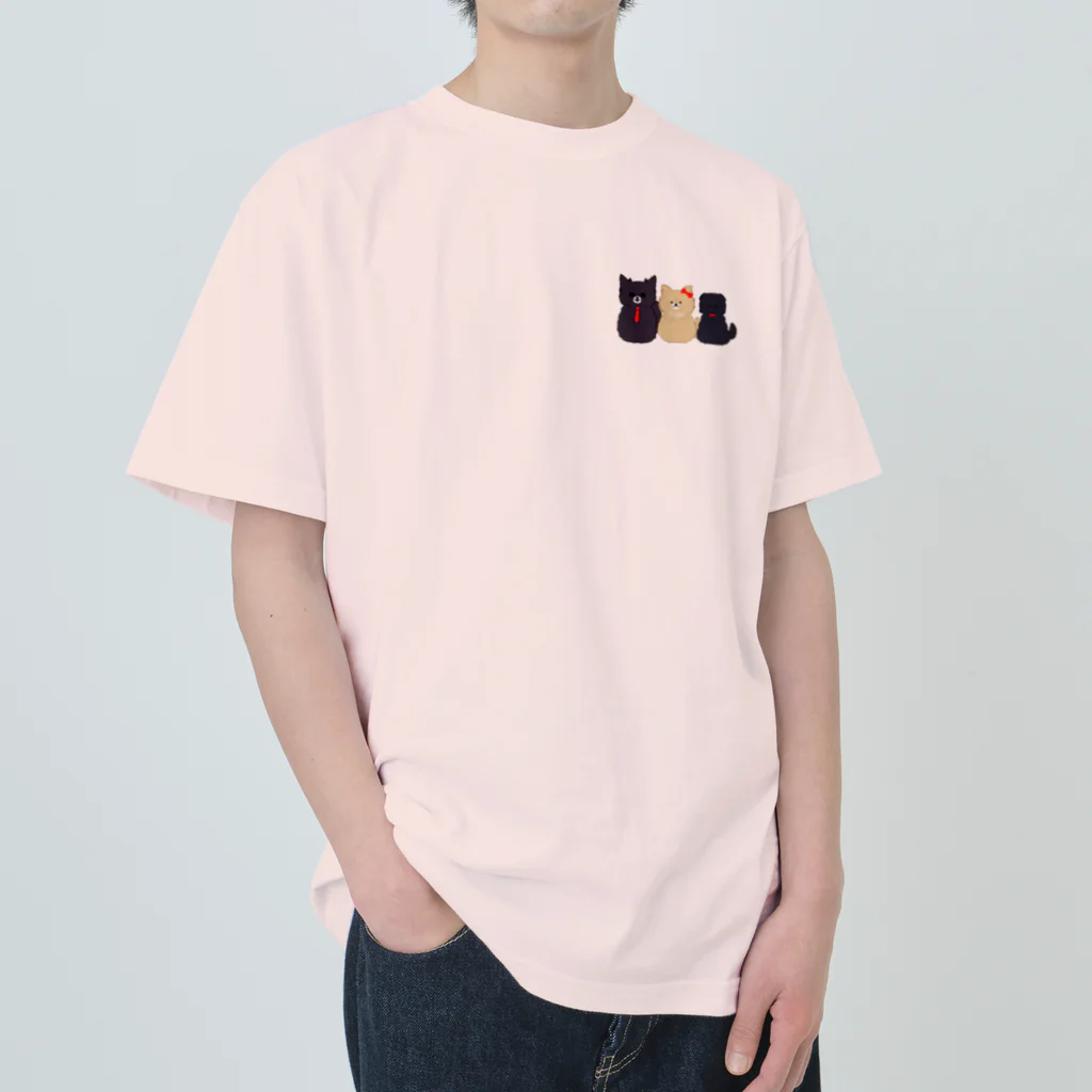 ええがぁSUZURI支店のmimi`s animals Heavyweight T-Shirt