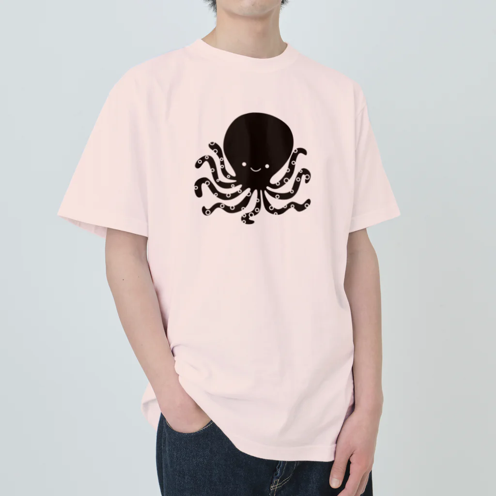 たここ（octopus）のたここ Heavyweight T-Shirt