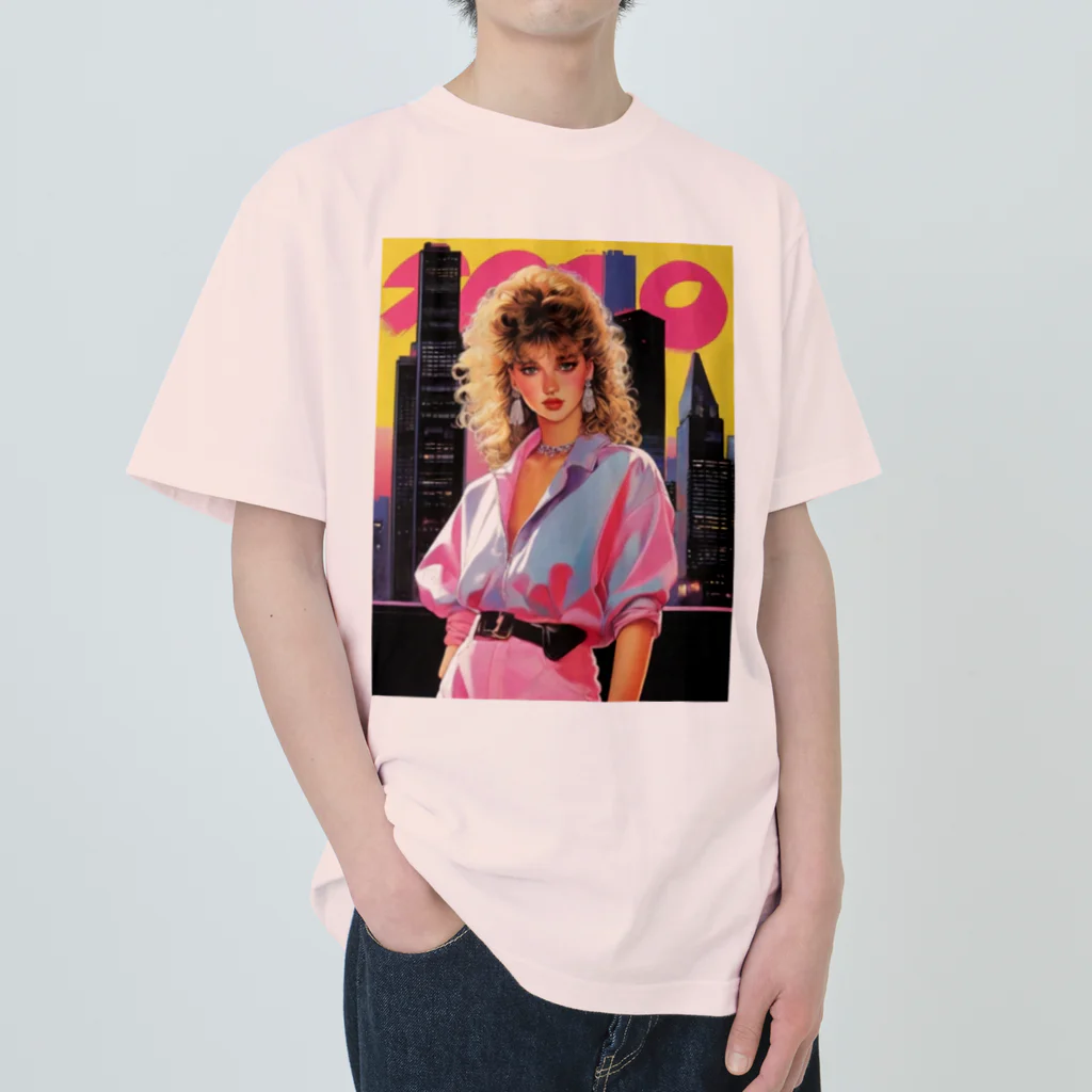 youhouの80's girls Heavyweight T-Shirt