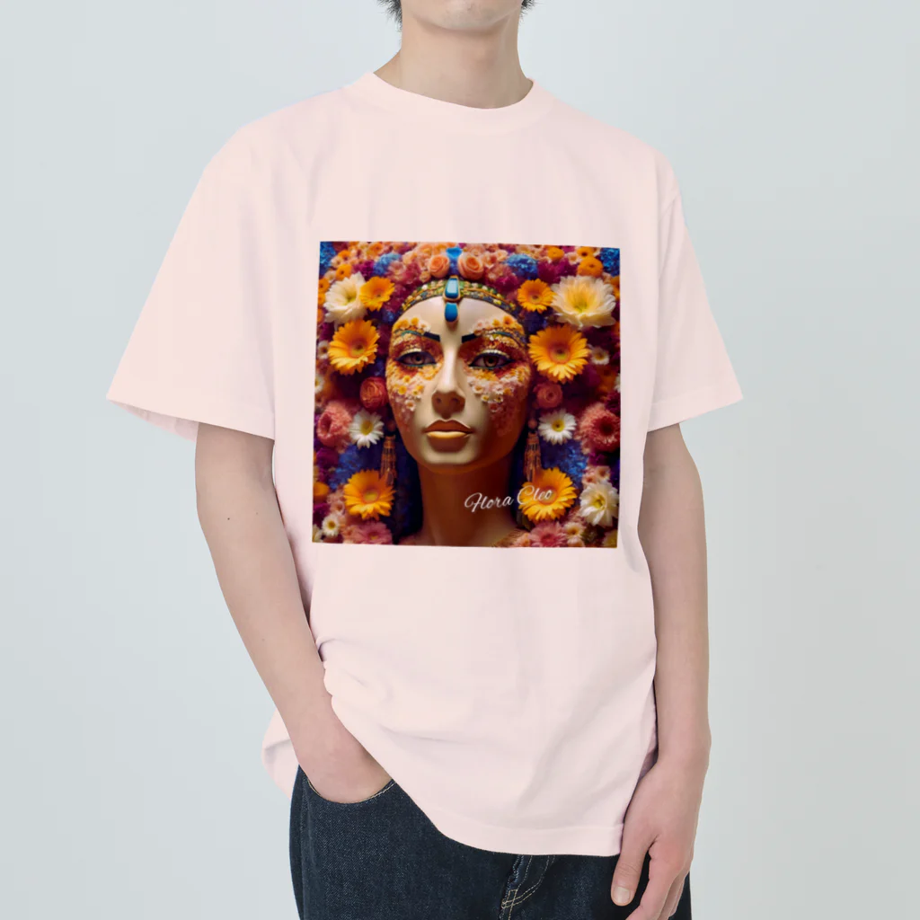 お花屋SUNのFlora Cleo「フローラ・クレオ」 Heavyweight T-Shirt