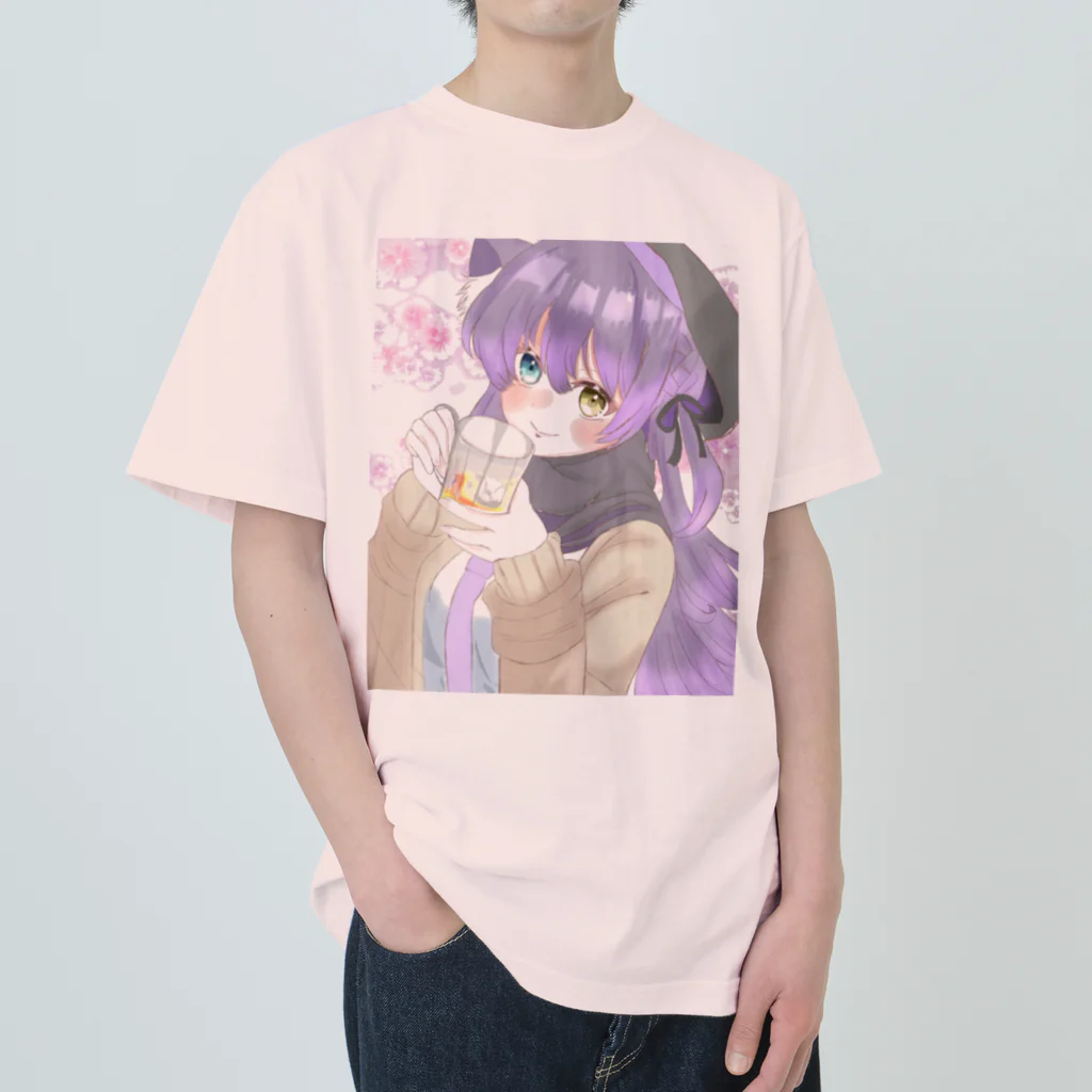 黒薔薇つきはVtuber準備中のつきはとお出かけ Heavyweight T-Shirt