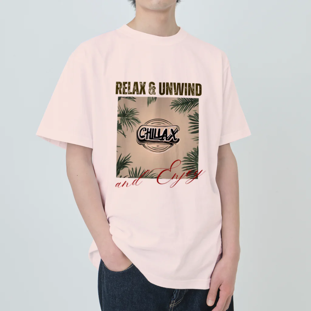 si-moのゆっくりまったりリラックス　Chillax!シリーズ Heavyweight T-Shirt