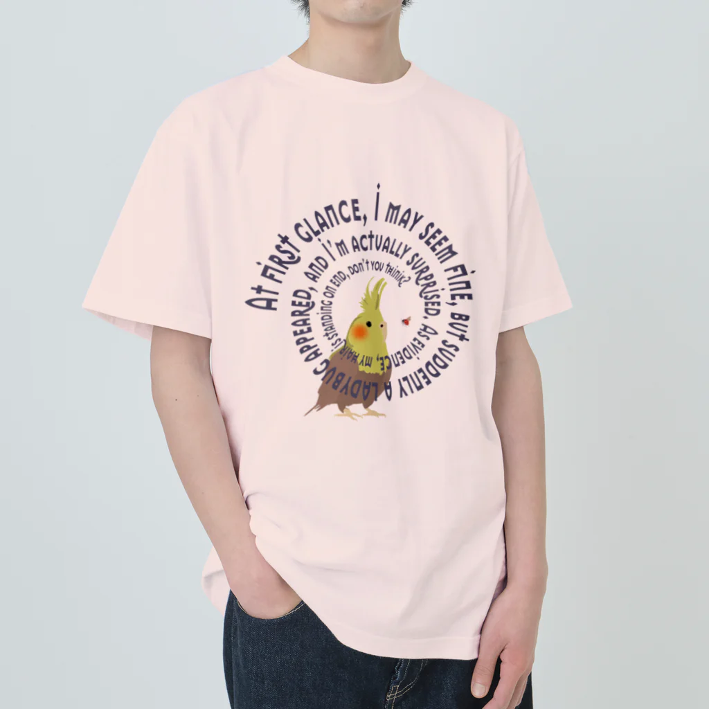 kotorine2006のインコTypeA ヘビーウェイトTシャツ