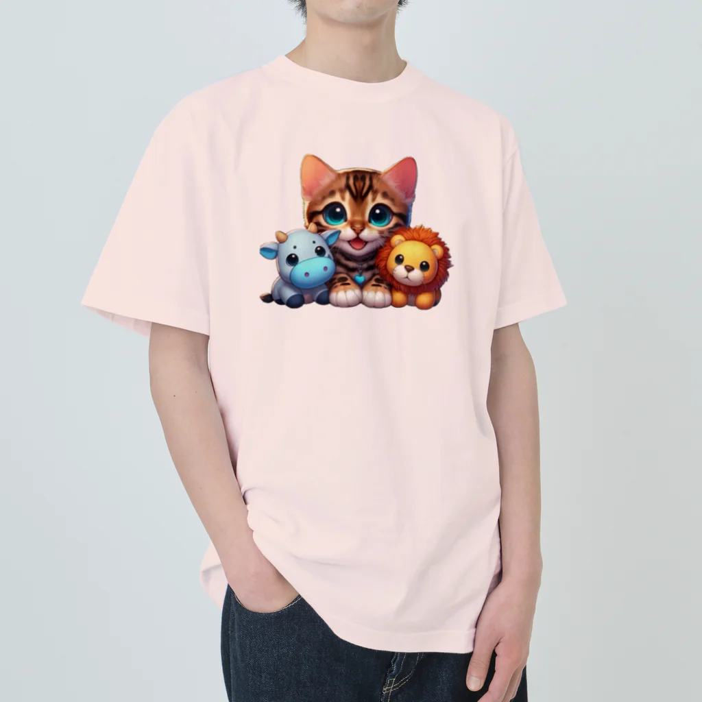 TOMO’ｓのパペットベンガルくん Heavyweight T-Shirt