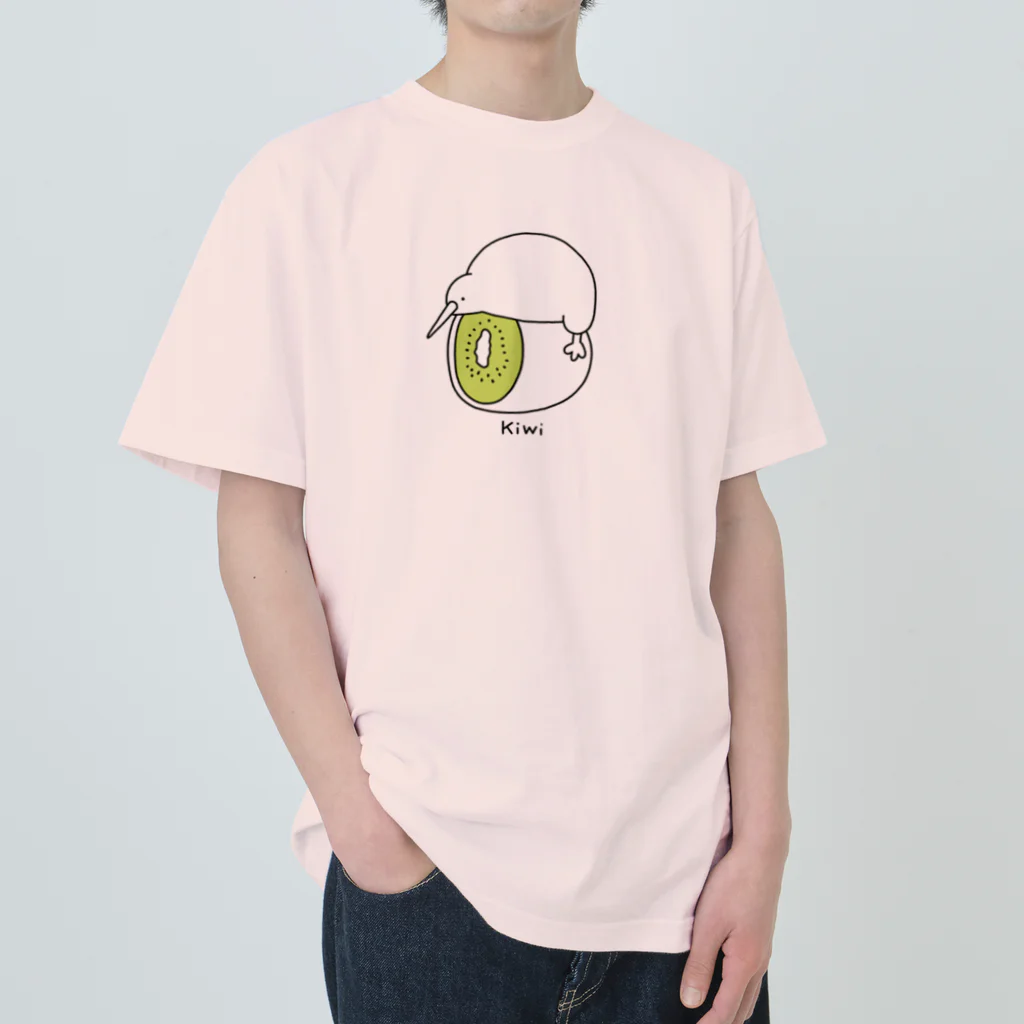mmfumのキウイの上にキーウィ Heavyweight T-Shirt