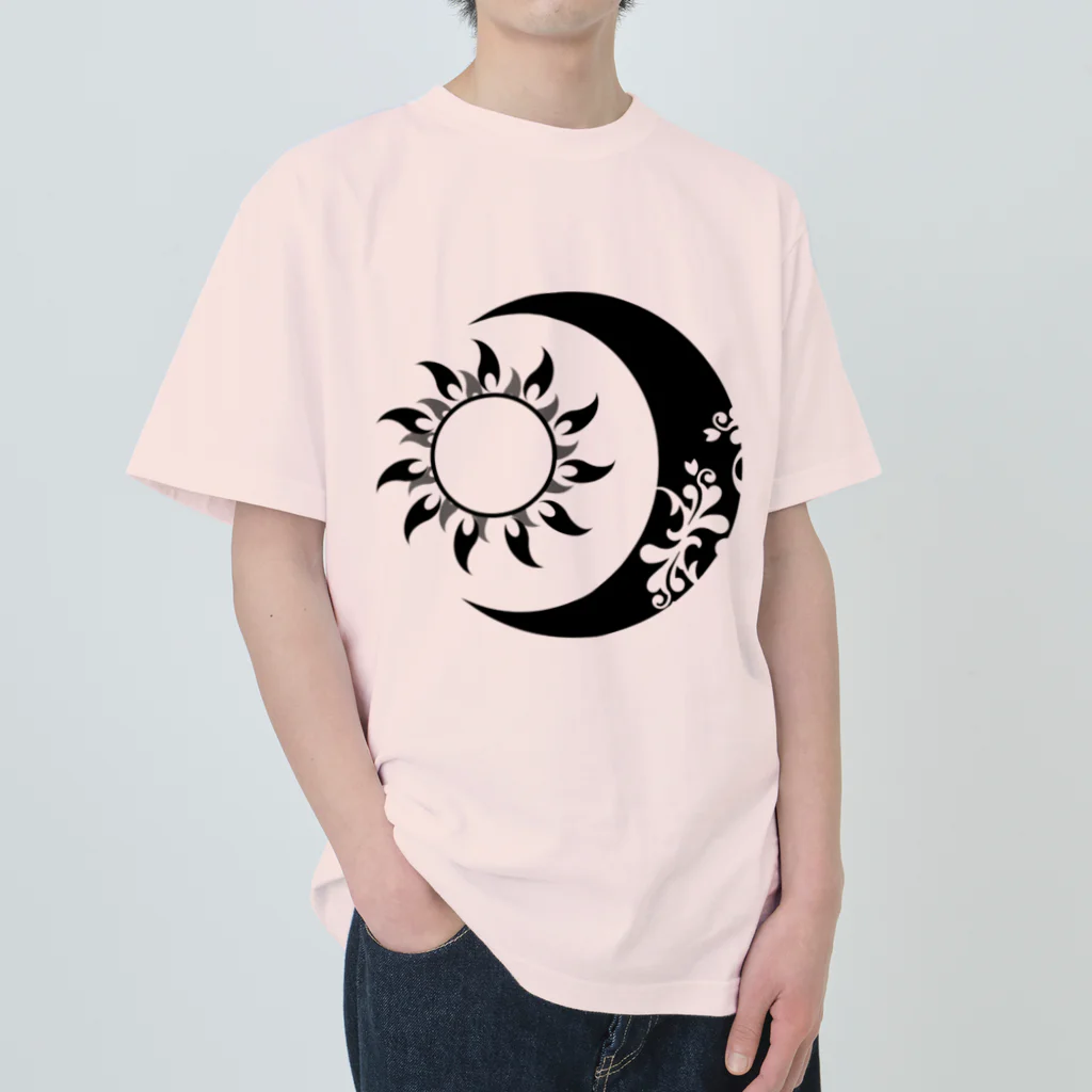 Senseの太陽と月 ヘビーウェイトTシャツ